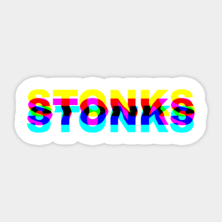 Stonks Wall Street Bets Takeover Sticker